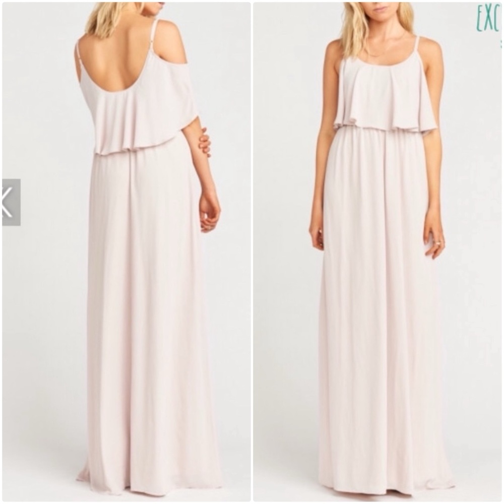 Show me your Mumu Caitlin Ruffle Maxi Dress